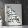 Creative Perched Eagle - PNG