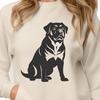 Creative Sitting Rottweiler SVG