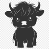 Standing Cow DXFs - Free Commercial Use