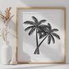 Artistic Palm Tree In SVG For Free Download