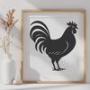 Beautiful Chicken In DXF - Free Download