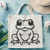 Artistic Frog In SVG For Free Download