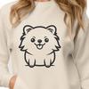 Artistic Pomeranian - Vinyl SVG