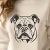 Beautiful Bulldog - Sublimation SVG