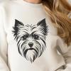 Beautiful Yorkshire Terrier - Cricut PDF Free Download