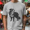 Standing Australian Shepherd Printable Artwork