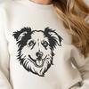 Free Australian Shepherd Drawing