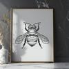 Stunning Bee In PDF & PNG