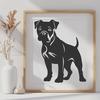 Beautiful Pitbull Design - Free DXF