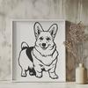 Artistic Corgi In DXF - Free Digital Download