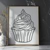 Unique Cupcake - Sublimation DXF