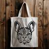 Beautiful French Bulldog In SVG For Free Download