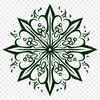 Creative Snowflake Printable Image