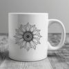 Beautiful Sunflower SVG, PNG, PDF And DXF Files