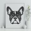 Artistic French Bulldog Digital Art In PDF For Free Download