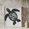 Floral Sea Turtle - Procreate DXF