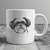 Stunning Shih Tzu In DXF - Free Download