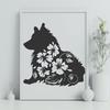 Creative Laying Shetland Sheepdog - PNG