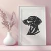 Stunning Dachshund In SVG & DXF