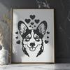 Welsh Corgi In DXF File Format