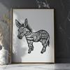 Stunning Donkey - For Laser Cutter Project