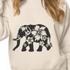 Floral Standing Safari Animal PNG