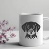 Stunning Labrador Retriever Decal - Free PNG