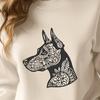 Doberman Pinscher In DXF Format - Free Digital Download, Commercial Use