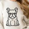 Stunning Sitting Dog In DXF - Commercial Use