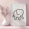 Standing Elephant Image