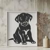 Creative Labrador Retriever - Procreate DXF Free Download