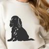 Sitting Cocker Spaniel SVG