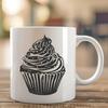 Unique Cupcake - Food DXF