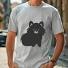 Artistic Sitting Pomeranian Template