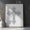 Ornate Crucifix - Sublimation PNG