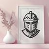 Free Unique Knight Clip Art PDF - Commercial Use