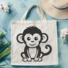 Monkey Illustration In PDF File Format For Free Download