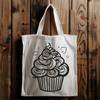 Beautiful Cupcake In SVG - Free Digital Download