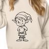 Stunning Christmas Elf - Laser Cutter DXF Free Download