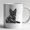 German Shepherd Digital Artwork In PNG & SVG - Free Digital Download