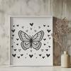 Beautiful Butterfly Printable Image - Free PDF