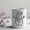 Artistic Snowman Vector Image - Free PNG Download