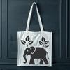 Elephant SVG Graphic An SVG graphic representation of an elephant featuring intricate details.