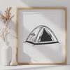 Tent In SVG Format - Free Digital Download, Commercial Use