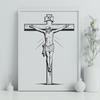 Crucifix Vector Image In SVG, PNG, PDF And DXF File Formats