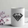 Beautiful Diamond In SVG, PNG, PDF And DXF File Formats - Free