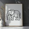 Creative Elephant Template - Free PNG Download