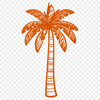 Free Creative Palm Tree - Free PNG Download, Commercial Use