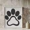 Creative Paw Print In SVG For Free Download