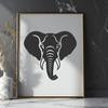 Beautiful Elephant - Laser SVG